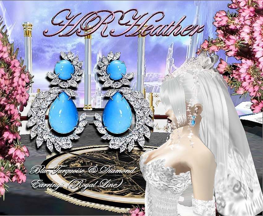  HRHeather's sapphire Royal blue birthstone earrings