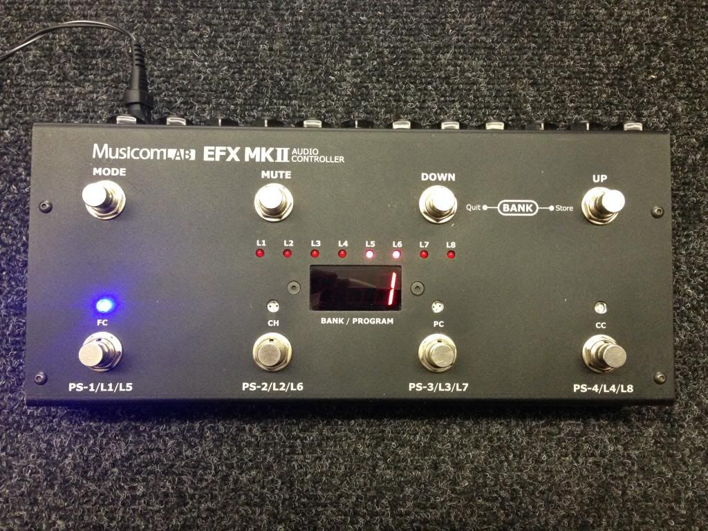 FS / FT Musicom Lab EFX MKII SOLD Pedal loop switcher with midi