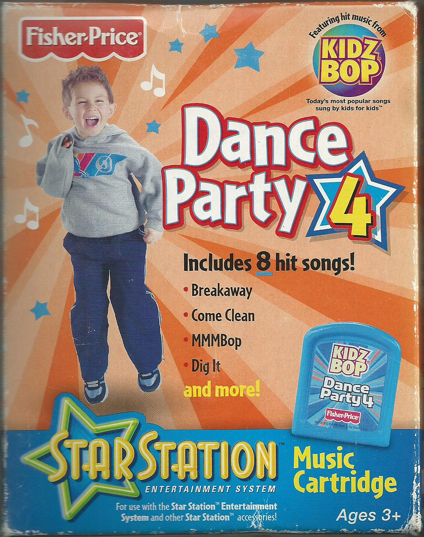 KIDZ BOP DANCE PARTY 4 MUSIC FISHER PRICE STAR STATION KARAOKE AUDIO