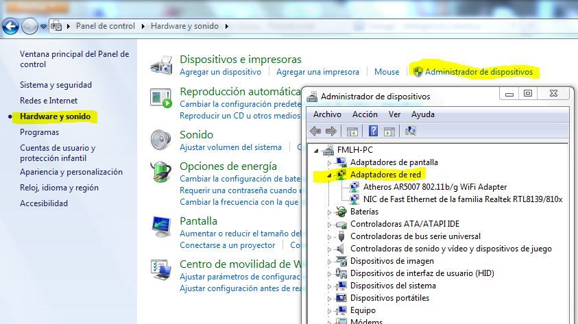 Activar adaptador wi-fi en una benq joybook lite U106E
