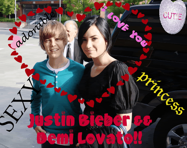 JustinBieberandDemiLovato1gif Justin Bieber and Demi Lovato