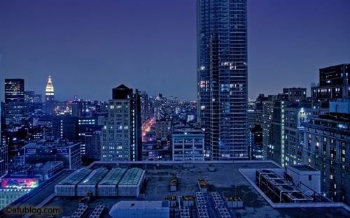 Hình nền máy tính - Thành phố về đêm