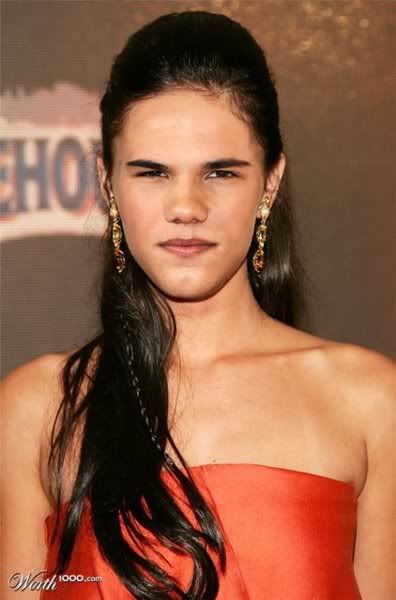  like Selena Gomez' fugly twin I totally agree Did she see this mannip 