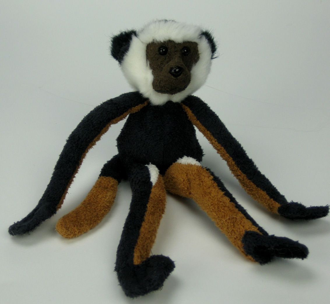 velcro monkey plush